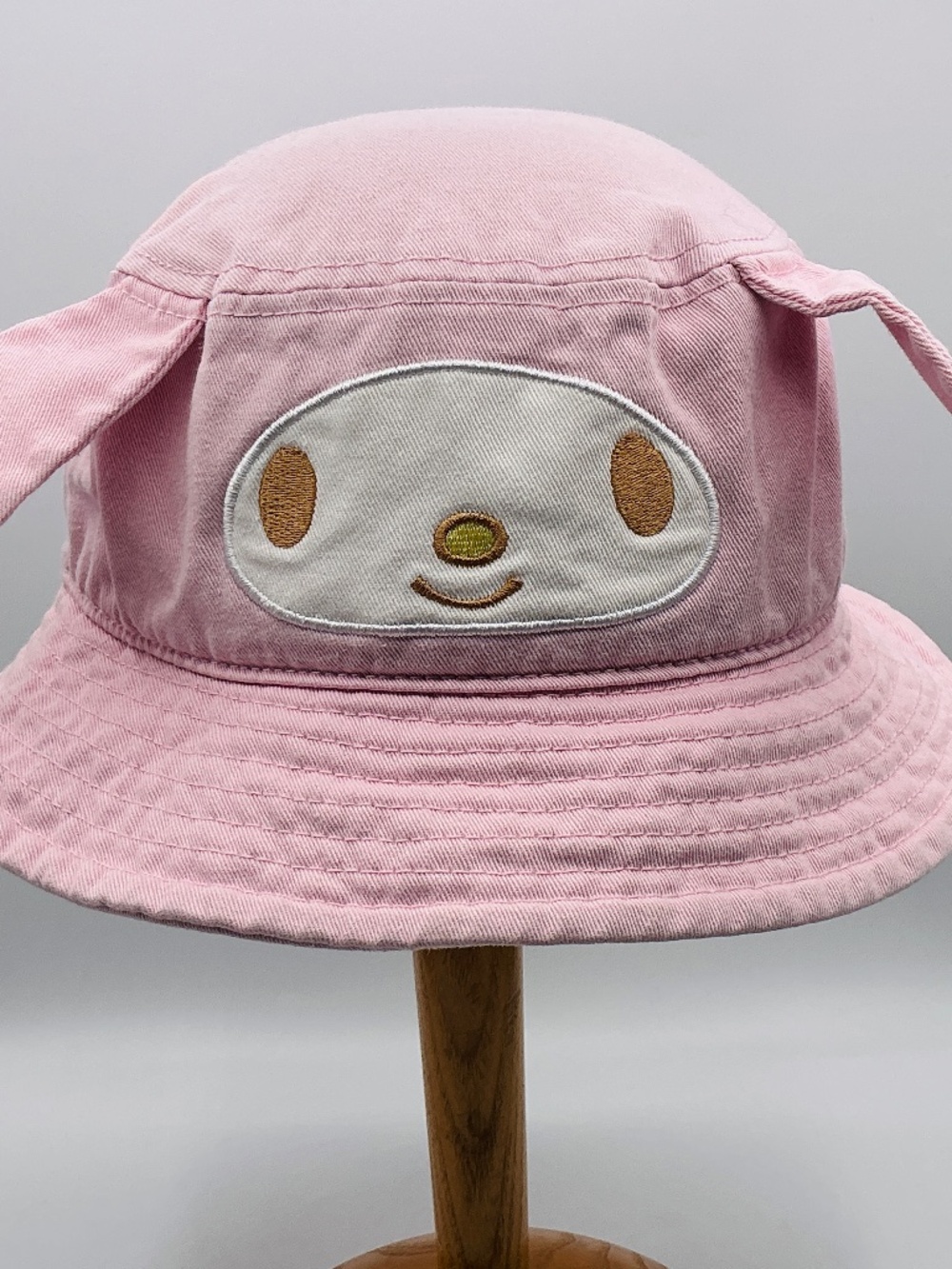Hot Topic Bucket Hat Sanrio My Melody Pink Embroidered Cosplay Anime One Size